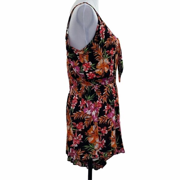 MOSSIMO Supply Co Tropical Floral Romper Size Xl - Picture 5 of 13